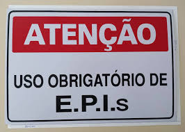 Placa Sinaliza O Uso Epis X Maxifer